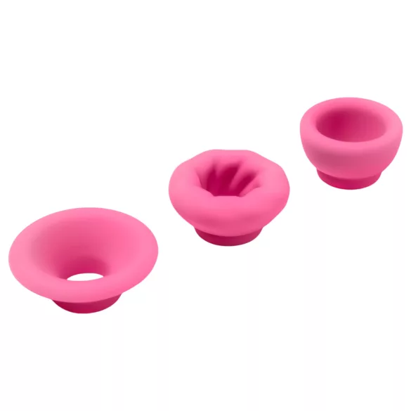 Platanomelón Momba - sugador clitóris e estimulador ponto G - silicone vermelho