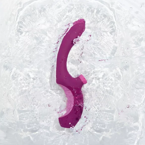 Platanomelón Momba - sugador clitóris e estimulador ponto G - silicone vermelho