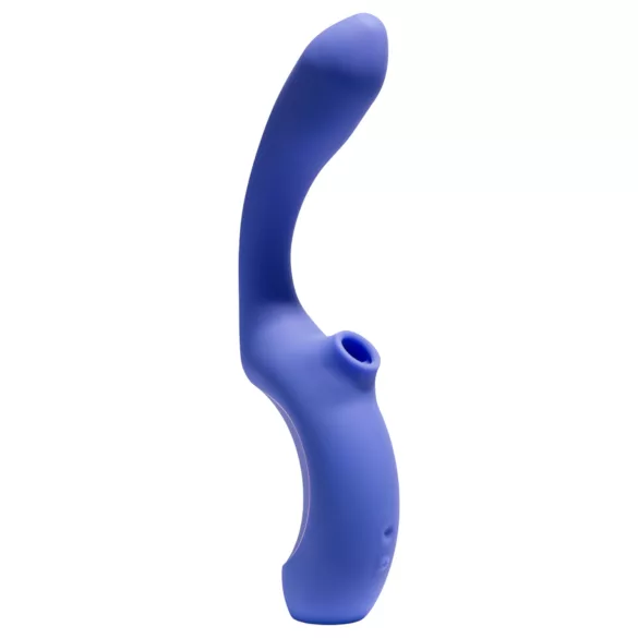 Platanomelón Momba - sugador clitóris e estimulador ponto G - silicone azul