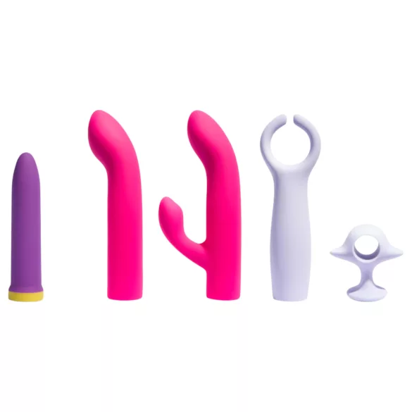 Platanomelón Bali - Vibrador com 4 Acessórios (Roxo)