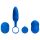 Platanomelón Mobi - Conjunto Vibrador Sem Fio 2 Peças (Azul)