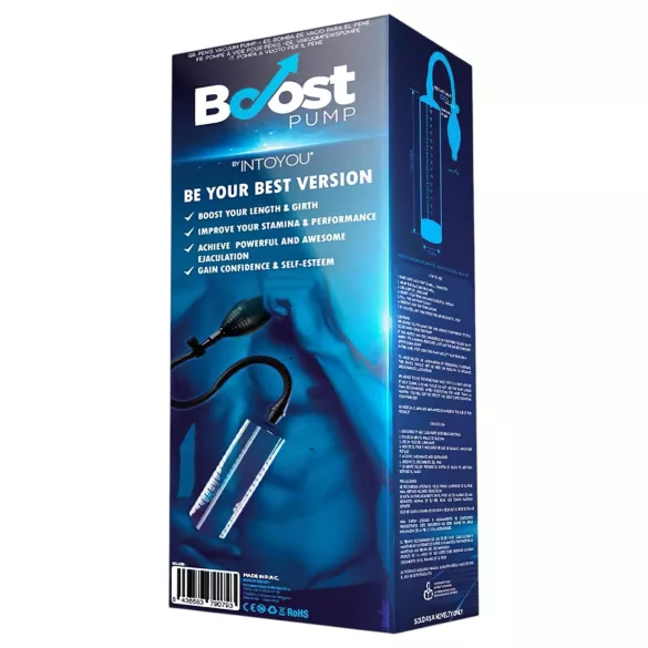 Boost PSX04 - bomba peniana manual com escala de medição (transparente) - 22 cm