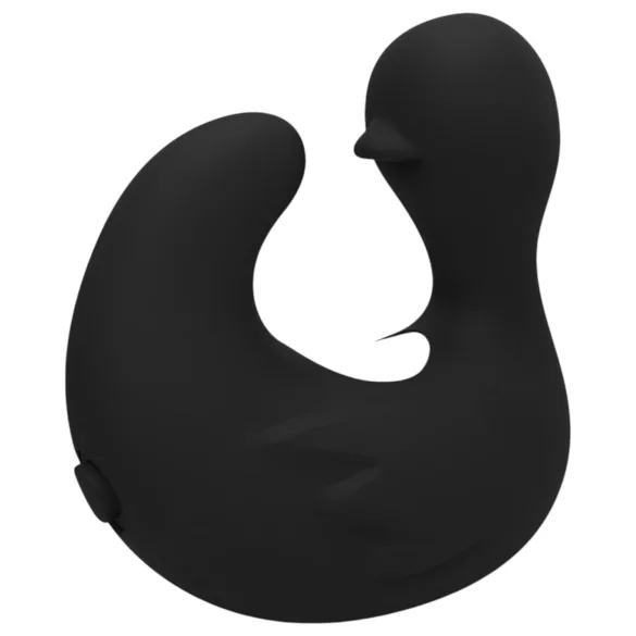 Latetobed - vibrador de dedo com formato de pato (preto)