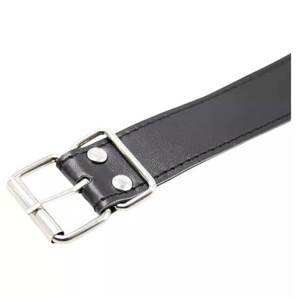 Latetobed - mordaça boca aberta - couro preto