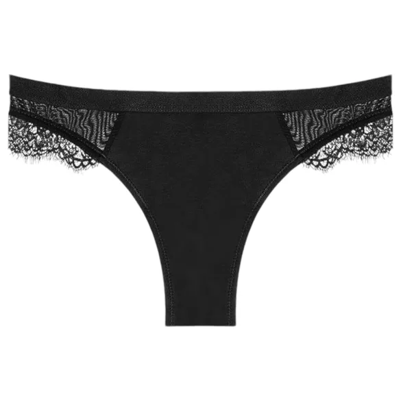 Adalet Flora Normal - calcinha menstrual absorvente - preta - M