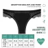 Adalet Flora Normal - calcinha menstrual absorvente - preta - M