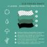Adalet Ocean - Calcinhas menstruais (preto)