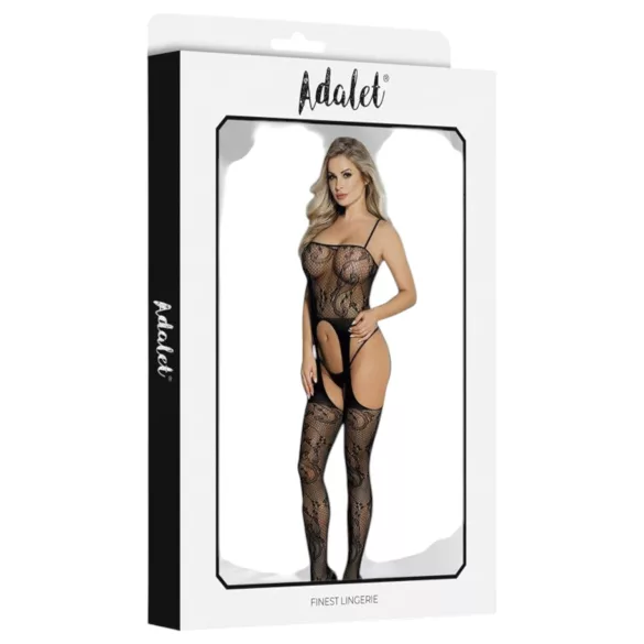 Adalet Lilly - conjunto de rede floral - preto