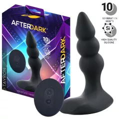   AfterDark - massageador de próstata vibratório - silicone preto