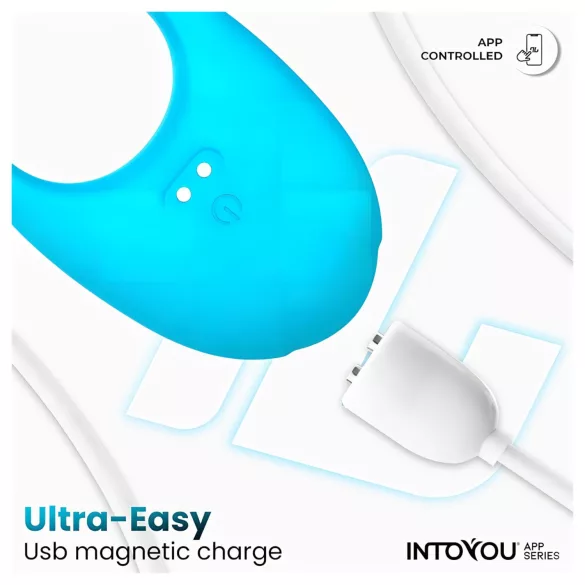 INTOYOU Ringo - anel peniano vibratório inteligente com app (azul)