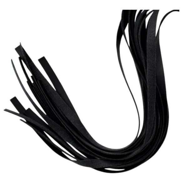 Latetobed - chicote erótico - couro preto 45cm