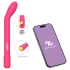 Adalet Gently - vibrador ponto G e próstata - recarregável silicone rosa