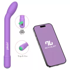   Adalet Gently - Vibrador de ponto G e próstata controlado por app (roxo)