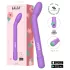 Adalet Gently - Vibrador de ponto G e próstata controlado por app (roxo)
