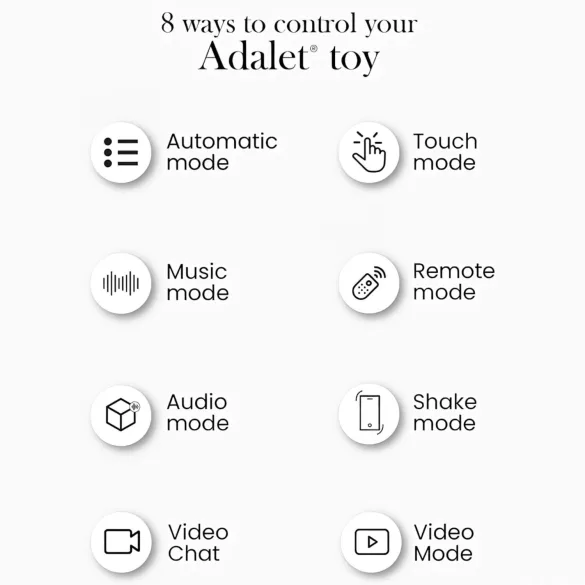 Adalet Gently - Vibrador de ponto G e próstata controlado por app (roxo)