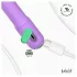 Adalet Gently - Vibrador de ponto G e próstata controlado por app (roxo)