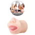 Zero Tolerance - masturbador oral realista - silicone cor natural