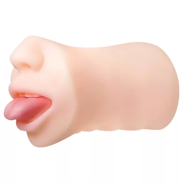 Zero Tolerance - masturbador oral realista - silicone cor natural