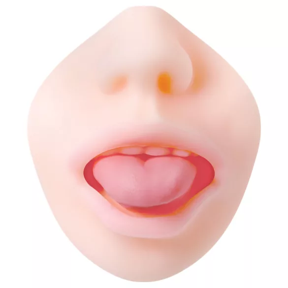 Zero Tolerance - masturbador oral realista - silicone cor natural