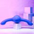 Evolved Our Gyro Vibe - vibrador duplo recarregável e vibrante (roxo)