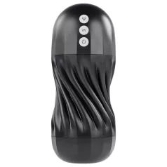   Playboy Solo Stroker - masturbador preto com sucção recarregável