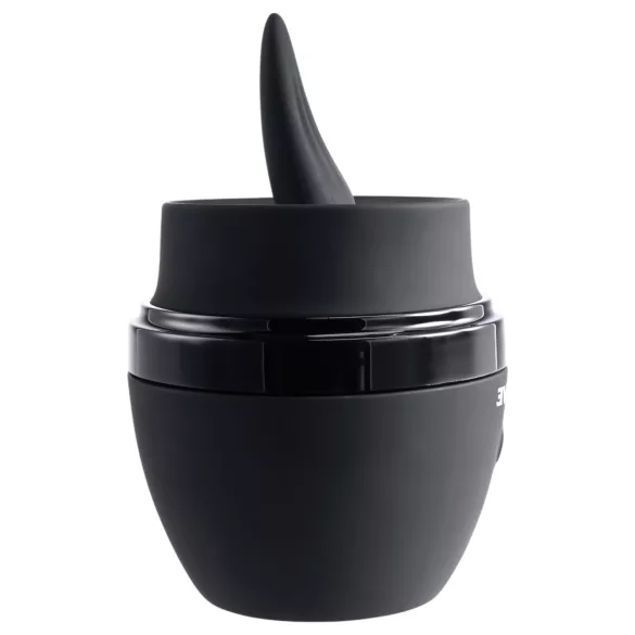 Evolved Tongue Tied - vibrador com língua recarregável (preto)