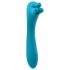 Vibrador Recarregável Evolved Heads or Tails - Dupla Ação (Azul)