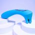 Vibrador Recarregável Evolved Heads or Tails - Dupla Ação (Azul)