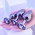 Playboy - Conjunto Anal Plug - 3 Peças (Prata)