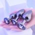 Playboy - Conjunto Anal Plug - 3 Peças (Prata)