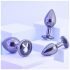 Playboy - Conjunto Anal Plug - 3 Peças (Prata)