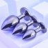 Playboy - Conjunto Anal Plug - 3 Peças (Prata)
