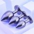 Playboy - Conjunto Anal Plug - 3 Peças (Prata)