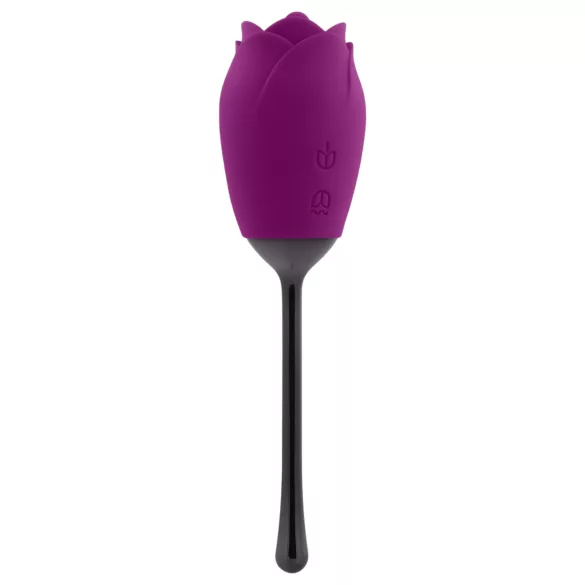 Playboy - vibrador línguas clitóris recarregável à prova d'água - roxo