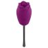 Playboy - Vibrador rosa com língua, à prova d'água e recarregável (roxo)