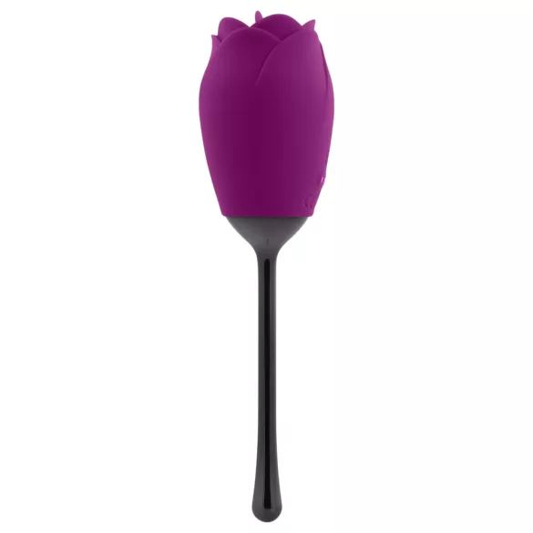 Playboy - vibrador línguas clitóris recarregável à prova d'água - roxo