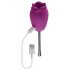 Playboy - Vibrador rosa com língua, à prova d'água e recarregável (roxo)