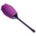Playboy - Vibrador rosa com língua, à prova d'água e recarregável (roxo)