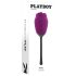 Playboy - Vibrador rosa com língua, à prova d'água e recarregável (roxo)