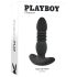 Playboy - Vibrador Anal Recargável Impulsor (Preto)
