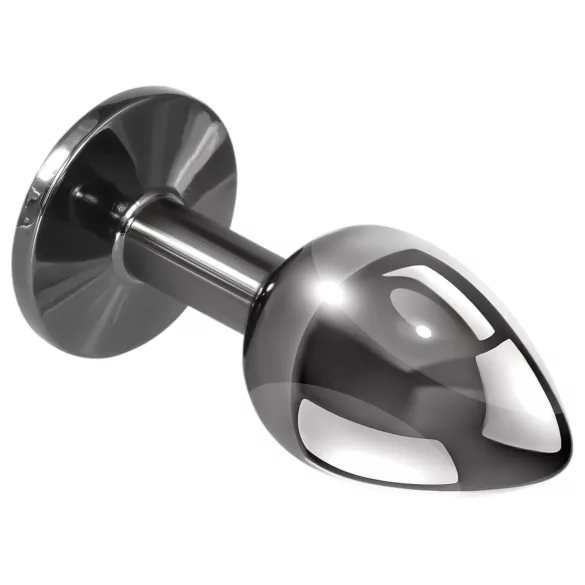 Playboy Tux - plug anal pequeno - metal prateado