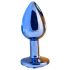 Playboy Tux - plug anal pequeno (prata)