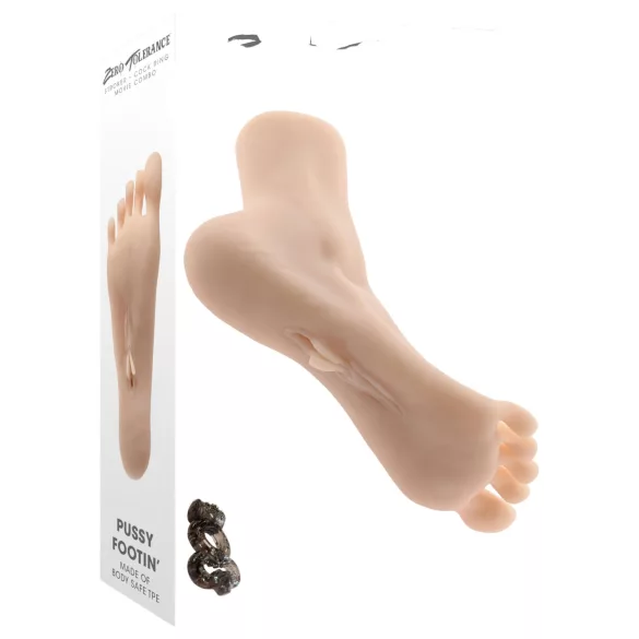 Zero Tolerance - masturbador pé feminino - cyberskin cor natural