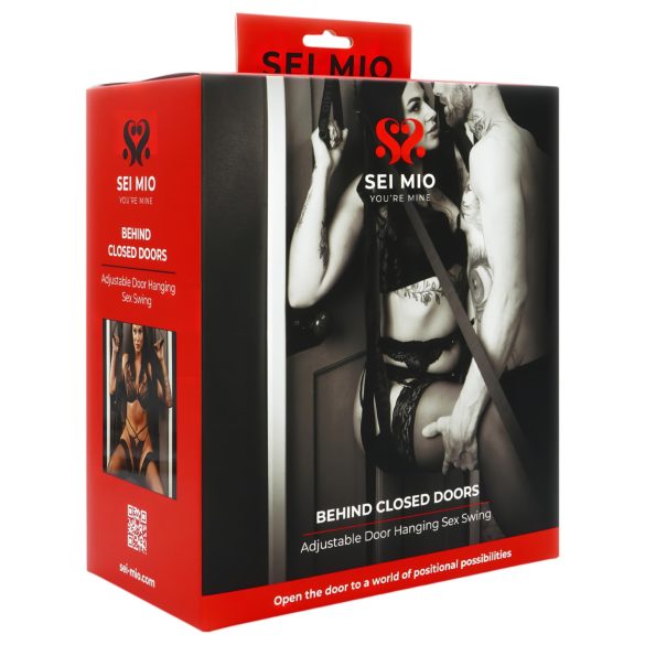 Sei Mio - balanço erótico para porta (preto)