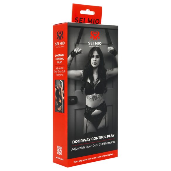 Sei Mio - Kit de Amarração para Porta (preto)