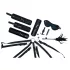 Sei Mio - kit bondage para cama - tiras ajustáveis - preto