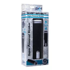   Master-Bot - Masturbador com Movimento Suave e Textura Macia (Preto)