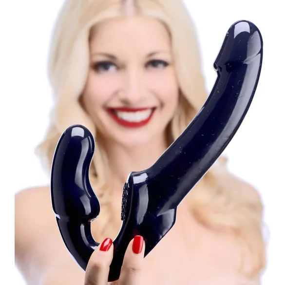 Strap U Revolver - dildo com cinta sem alça - preto