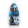 Trinity - Vibrador com capa dupla (preto-prata)