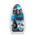 Trinity - Vibrador com capa dupla (preto-prata)